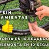 correa de perro bicicleta, sin herramientas