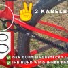 Schwarze Fahrrad-Hundeleine – Inklusive 2 Fahrrad-Kabelbinder